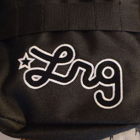 LRG Limited Research Group Black White Framework Mini Crossbody Bag NWOT - Picture 4 of 15